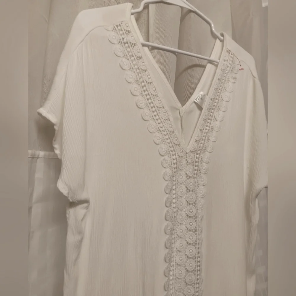 KONA SOL Embroidered & Embellished Beach Swim Cover-Up 🌺 - Picture 2 of 6